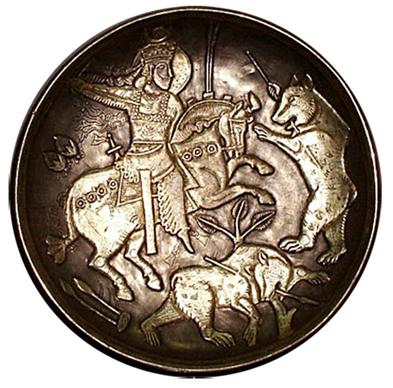 Иранское блюдо VI-VII веков