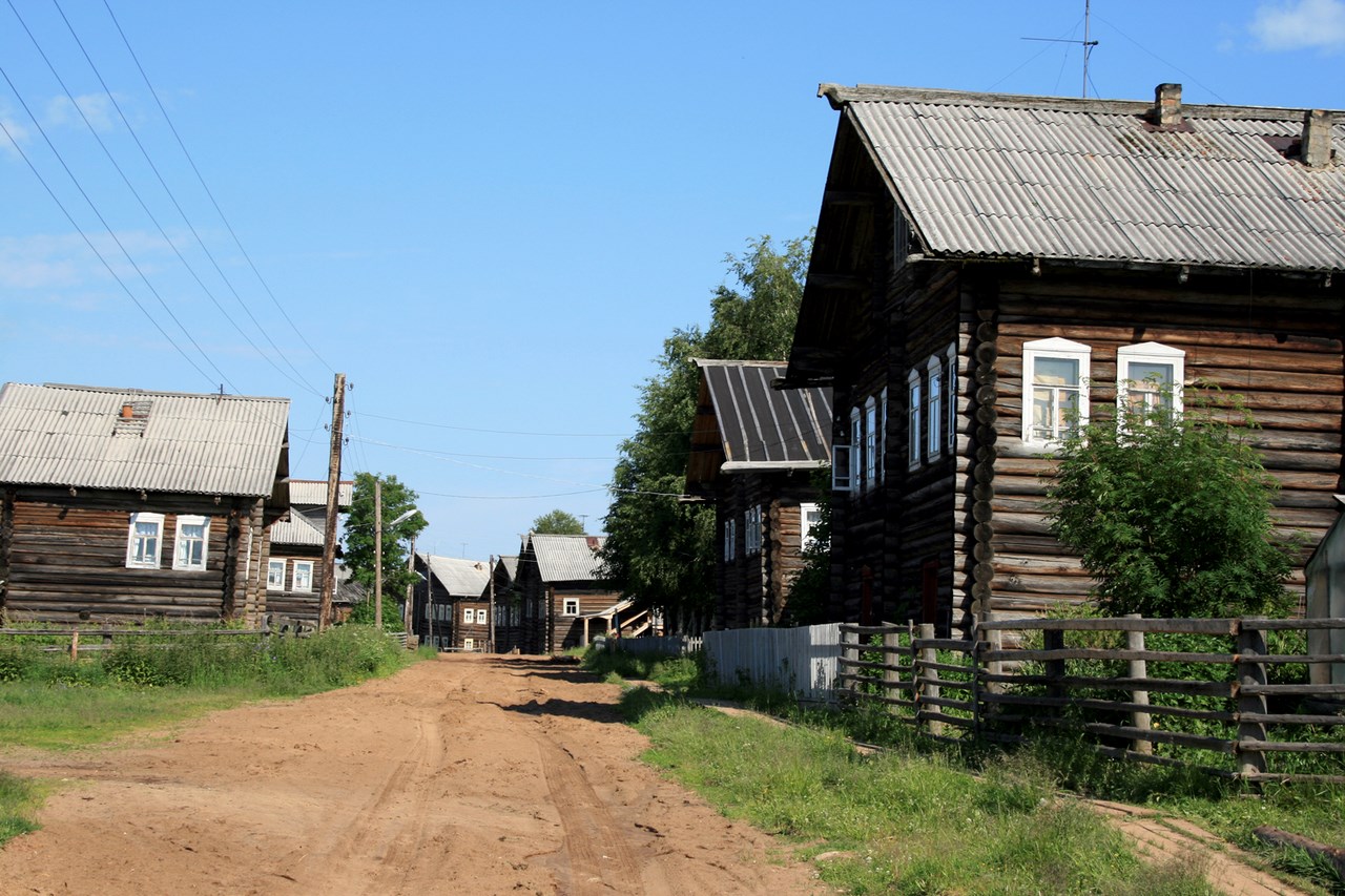 Старинные дома в селе Кимжа