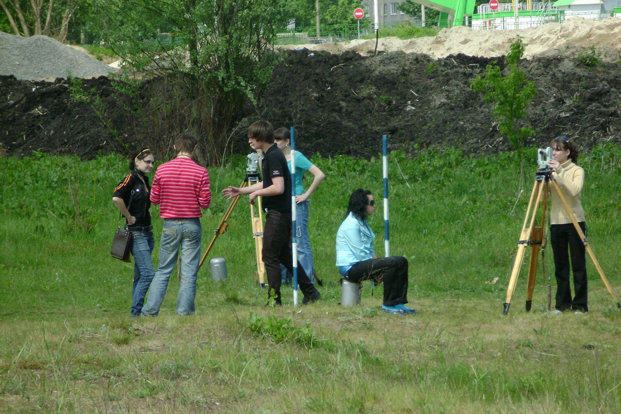Студенты Института искусства реставрации на практике