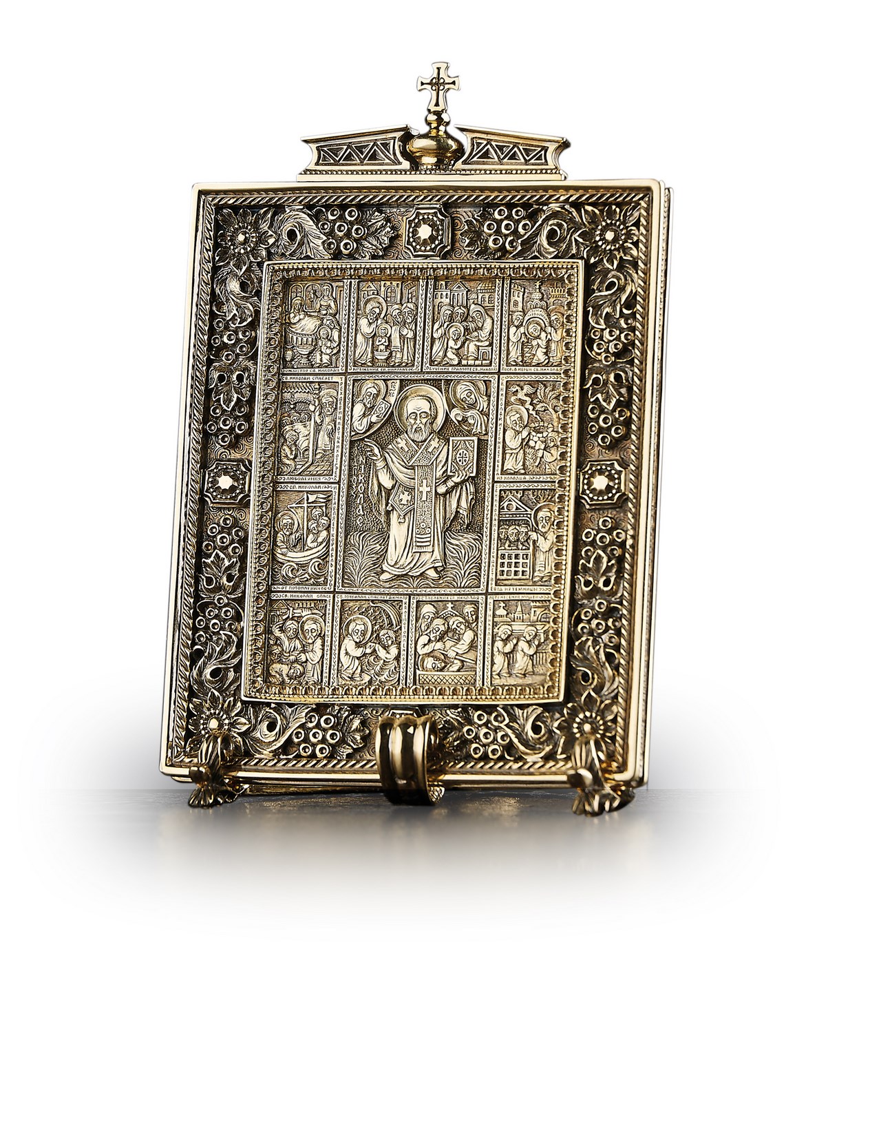 Владимир Михайлов, Святитель Николай Чудотворец, золото 585°