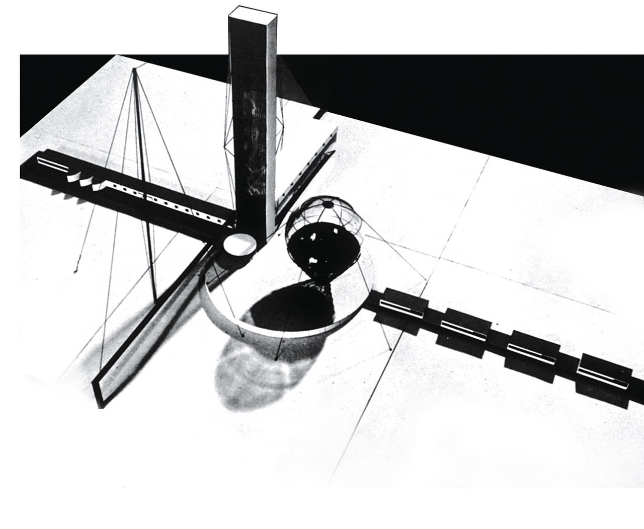 Проект Института Ленина на Воробьевых горах, архитектор И. Леонидов, 1927 г.