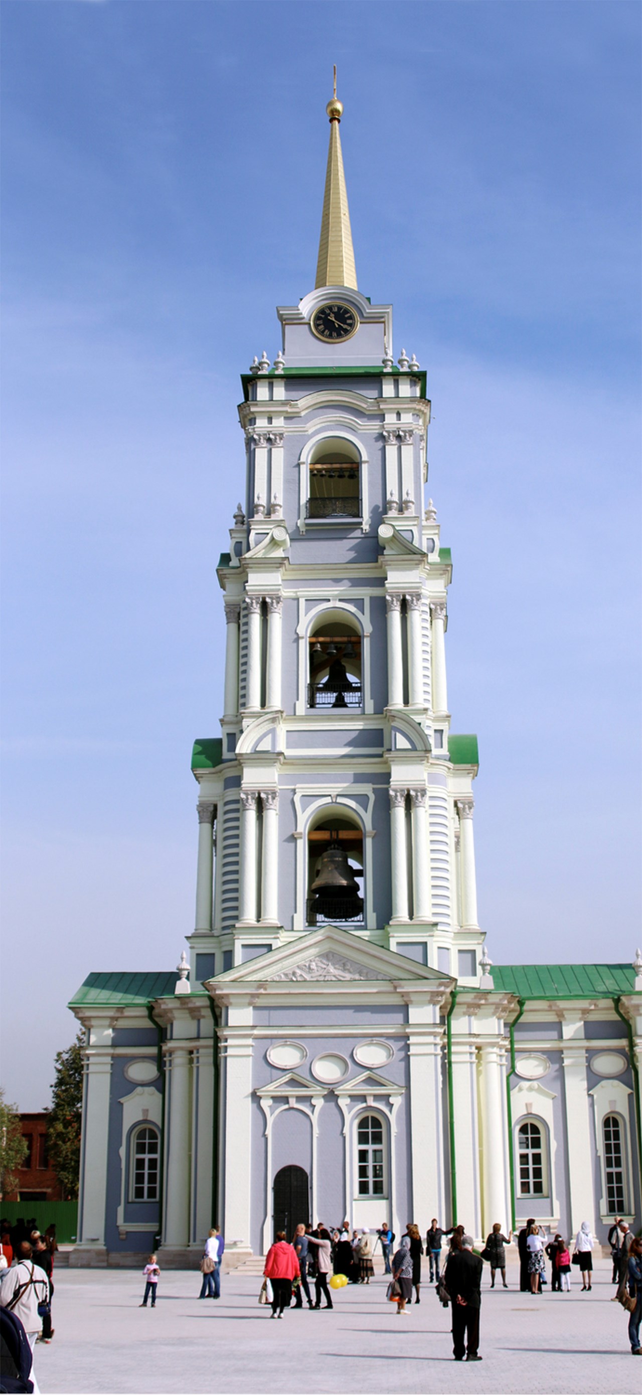 Колокольня Успенского собора тульского Кремля после реставрации